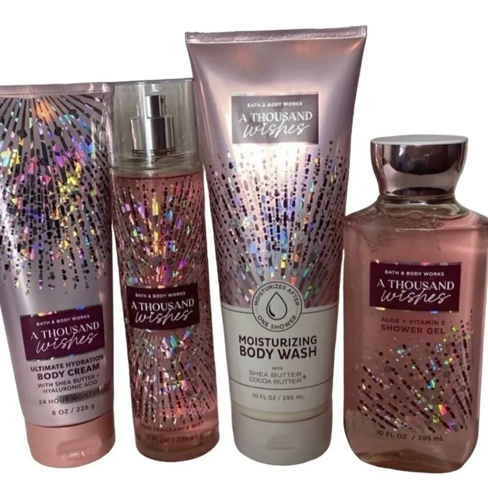Bath and Body Works A Thousand Wishes 4 PC Set